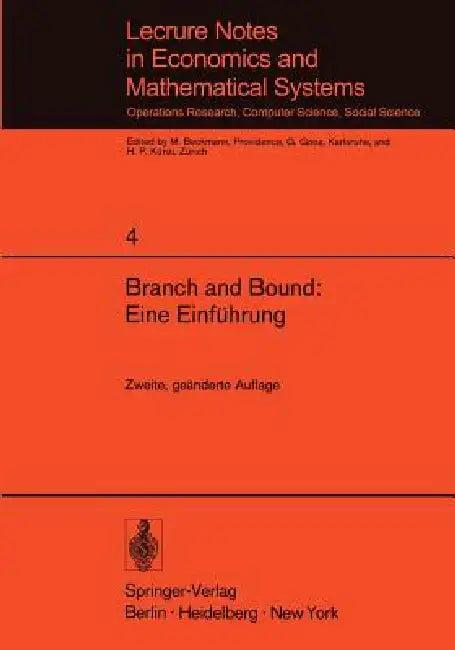 Branch and Bound (English, F. Weinberg)