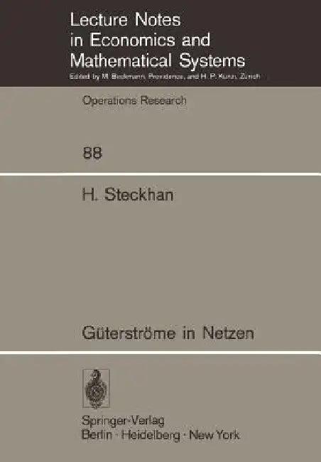 Güterströme in Netzen (English, Helmut Steckhan)