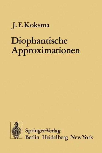 Diophantische Approximationen (English, J. F. Koksma)