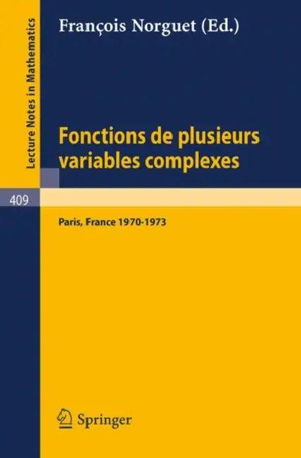 Fonctions de Plusieurs Variables Complexes (English, François Norguet)