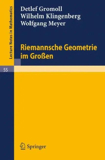 Riemannsche Geometrie Im Großen (English, Detlef Gromoll | Wilhelm Klingenberg | Wolfgang Meyer)