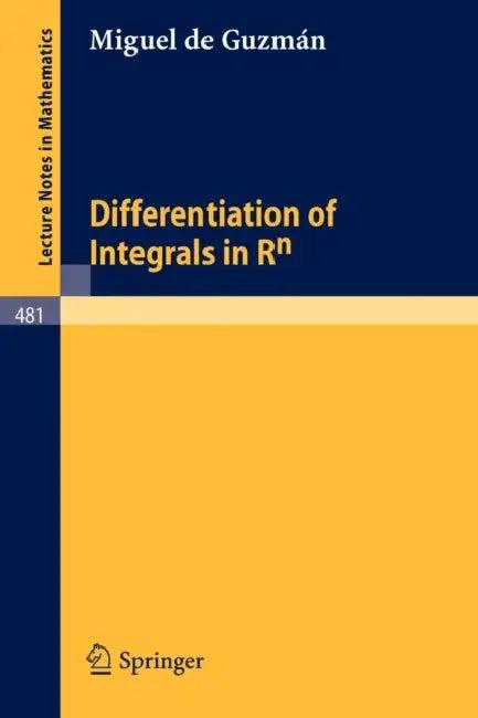Differentiation of Integrals in RN (English, M. De Guzman)