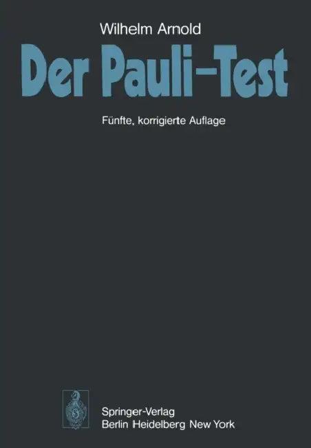 Der Pauli-Test (English, W. Arnold)