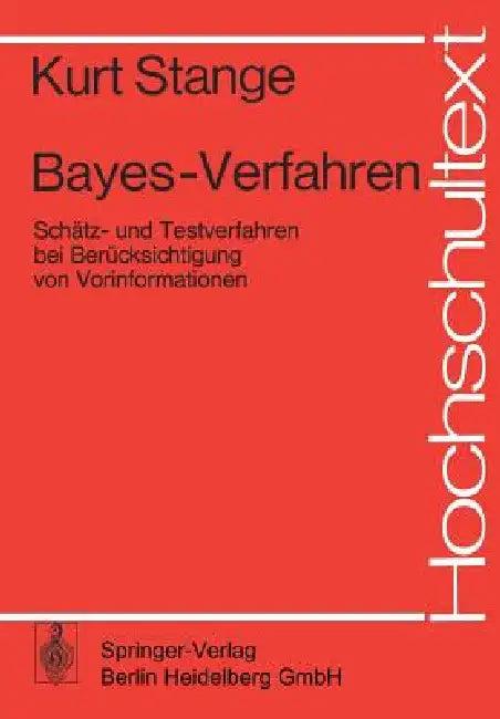 Bayes-Verfahren (English, K. Stange | T. Deutler | P. -T Wilrich)