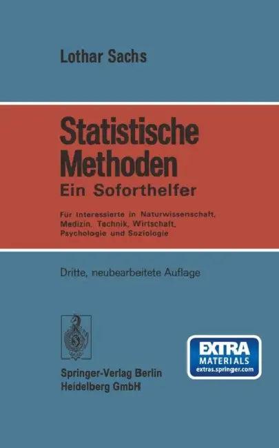 Statistische Methoden (English, Lothar Sachs)