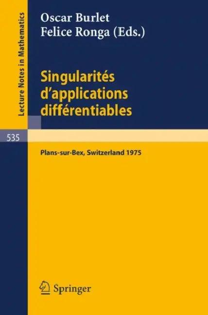 Singularites d'Applications Differentiables (English, O. Burlet | F. Ronga)