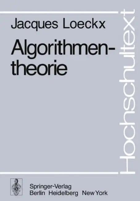Algorithmentheorie (English, J. Loeckx)