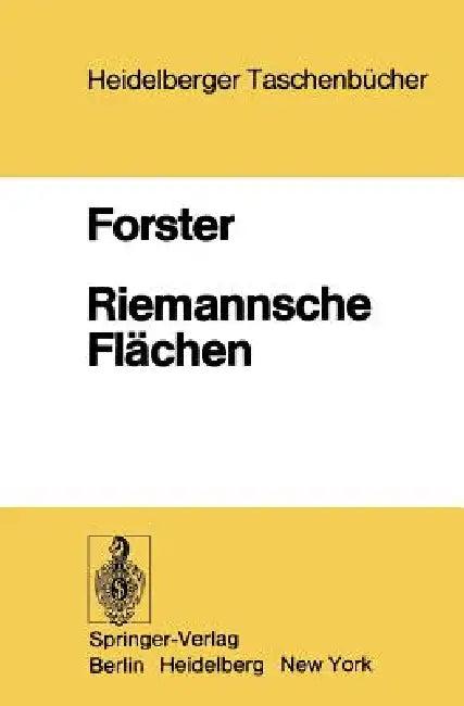 Riemannsche Flächen (English, O. Forster)