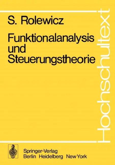 Funktionalanalysis Und Steuerungstheorie (English, S. Rolewicz | D. Pallaschke)