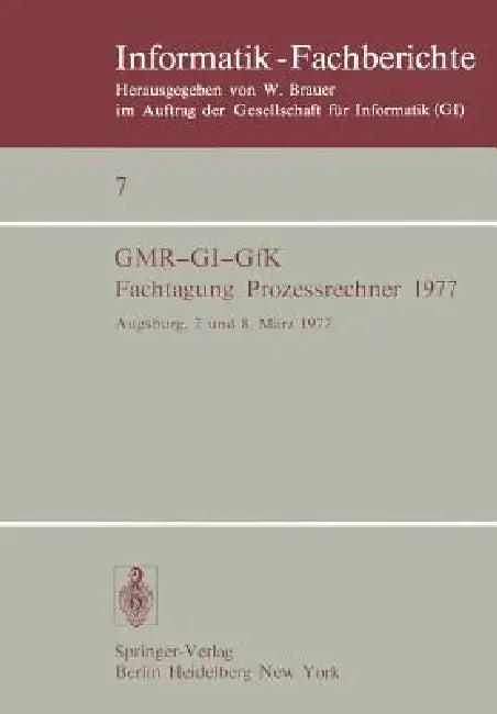 Fachtagung Prozessrechner 1977 (English, G. Schmidt)