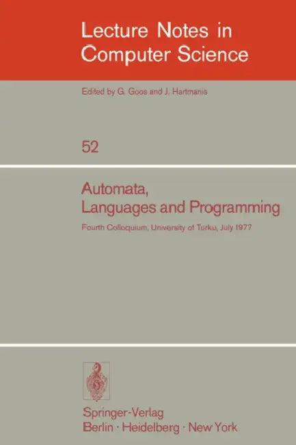 Automata, Languages and Programming (English, A. Salomaa | M. Steinby)
