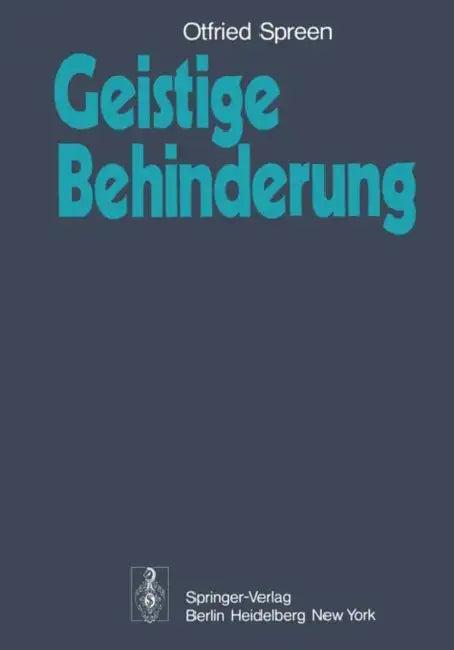 Geistige Behinderung (English, O. Spreen)