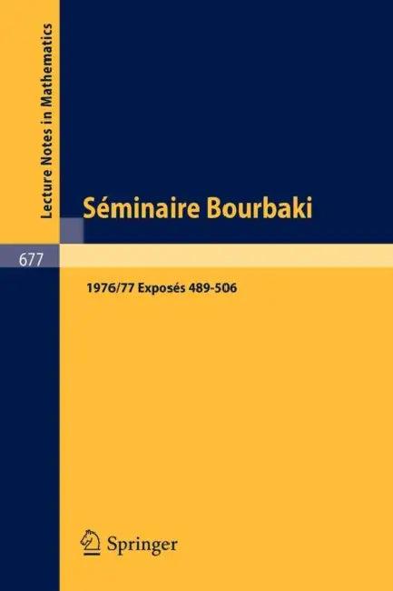 Séminaire Bourbaki (English, N. Bourbaki)
