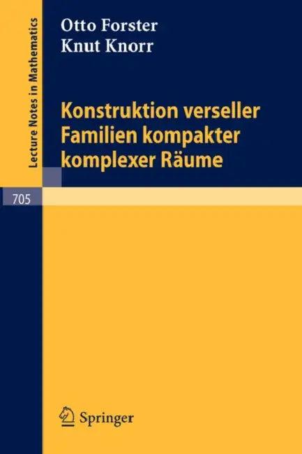 Konstruktion Verseller Familien Kompakter Komplexer Räume (English, Otto Forster | Knut Knorr)