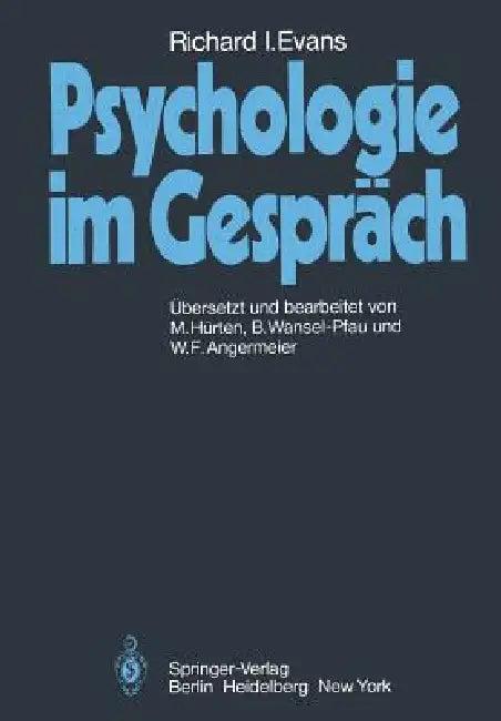 Psychologie Im Gespräch (English, R. I. Evans | M. Hürten | M. Hürten)
