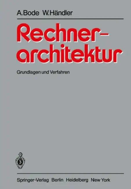 Rechnerarchitektur (English, Arndt Bode | Wolfgang Händler)