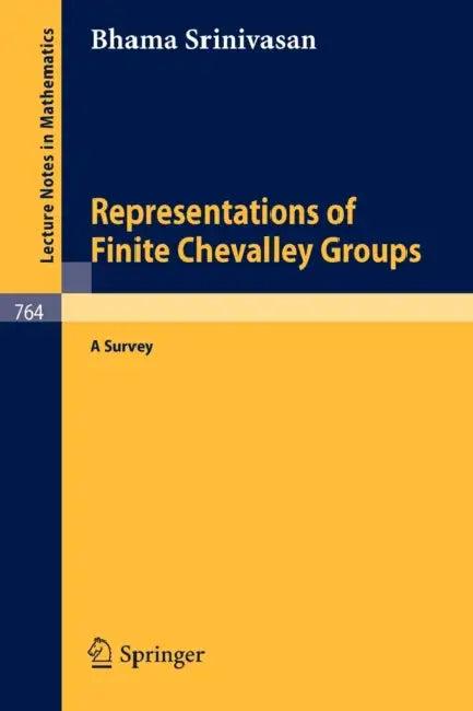 Representations of Finite Chevalley Groups (English, B. Srinivasan)