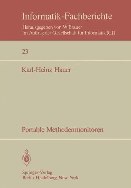 Portable Methodenmonitoren (English, K. -H Hauer)