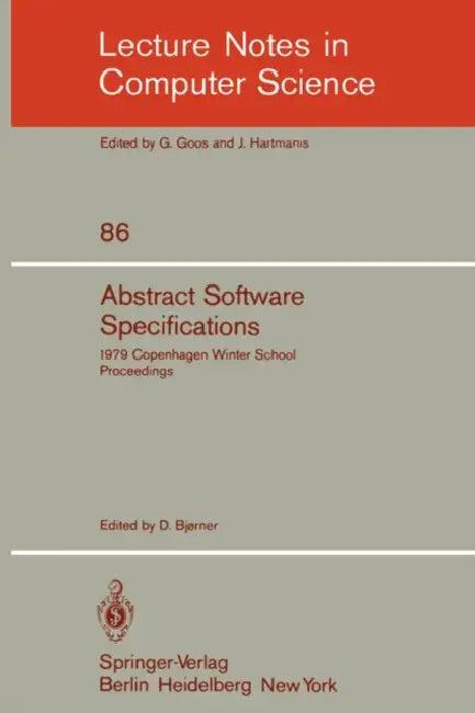 Abstract Software Specifications (English, D. Bjorner)