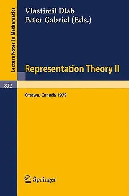 Representation Theory II (English, V. Dlab | P. Gabriel)