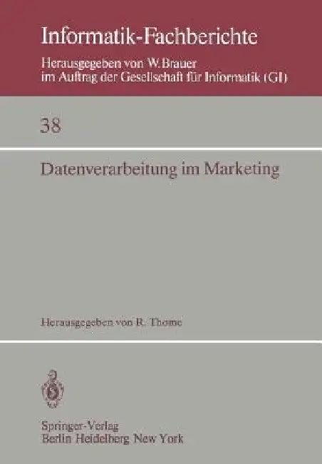 Datenverarbeitung Im Marketing (English, R. Thome)