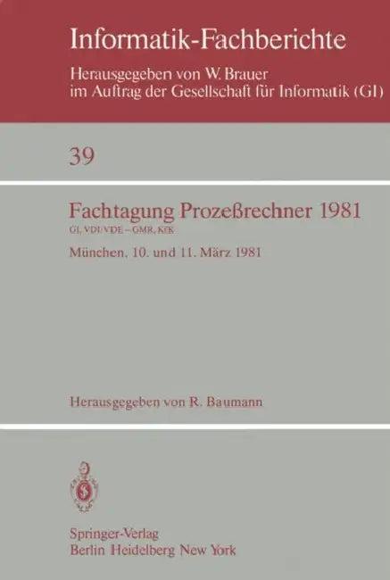 Fachtagung Prozeßrechner 1981 (English, R. Baumann)
