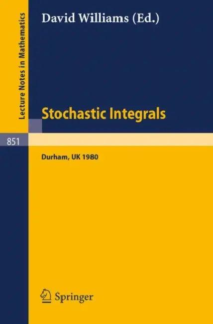 Stochastic Integrals (English, D. Williams)