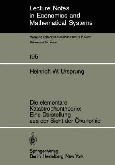 Die Elementare Katastrophentheorie (English, H. W. Ursprung)
