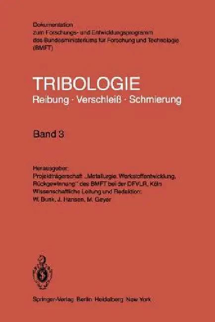 Gleitlager - Wellendichtungen (English, W. Bunk | J. Hansen | M. Geyer)