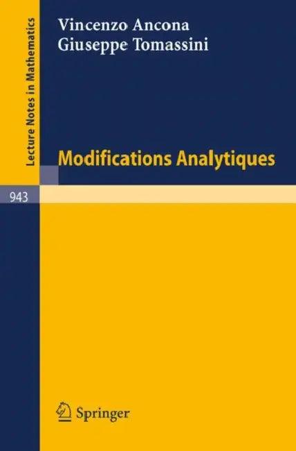 Modifications Analytiques (English, Vincenzo Ancona | Giuseppe Tomassini)
