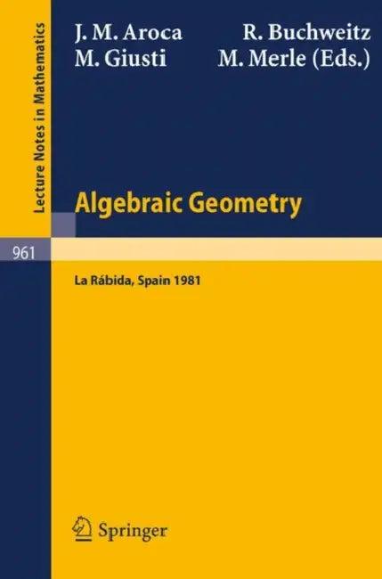 Algebraic Geometry (English, J. M. Aroca | R. Buchweitz | M. Giusti)