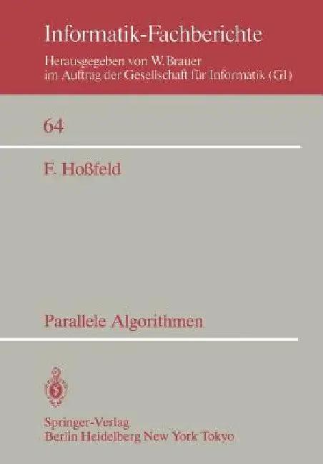 Parallele Algorithmen (English, F. Hossfeld)