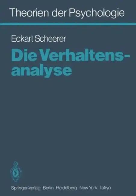 Theorien Der Psychologie (English, E. Scheerer)