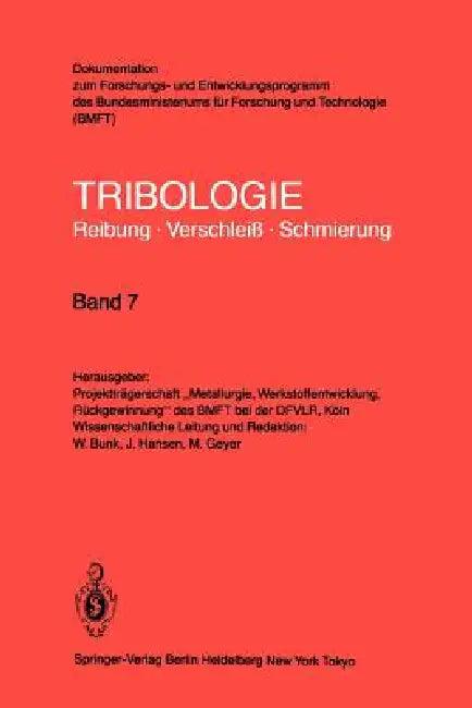 Oberflächenbehandlung - Bearbeitungsverfahren (English, W. Bunk | J. Hansen | M. Geyer)