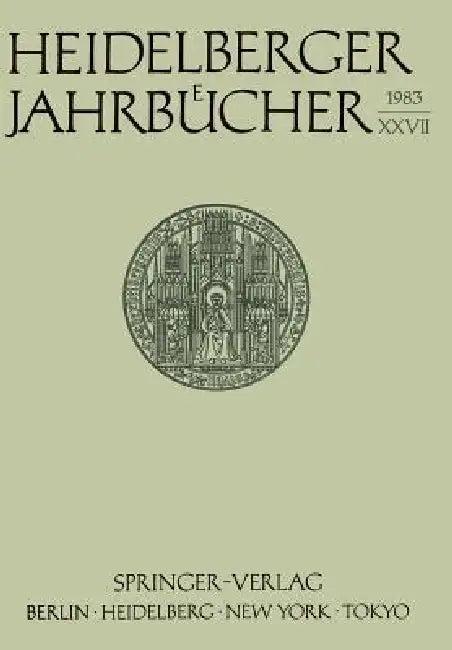 Heidelberger Jahrbücher (English, Kenneth A. Loparo)