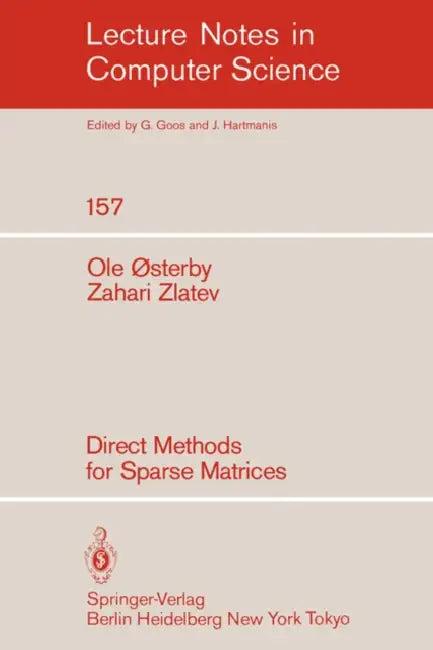 Direct Methods for Sparse Matrices (English, O. Osterby | Z. Zlatev)