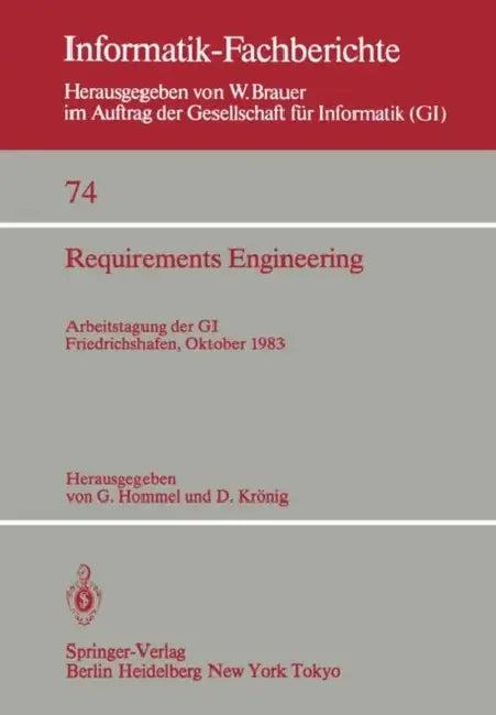 Requirements Engineering (English, G. Hommel | D. Krönig)
