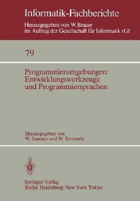 Programmierumgebungen (English, W. Sammer | W. Remmele)