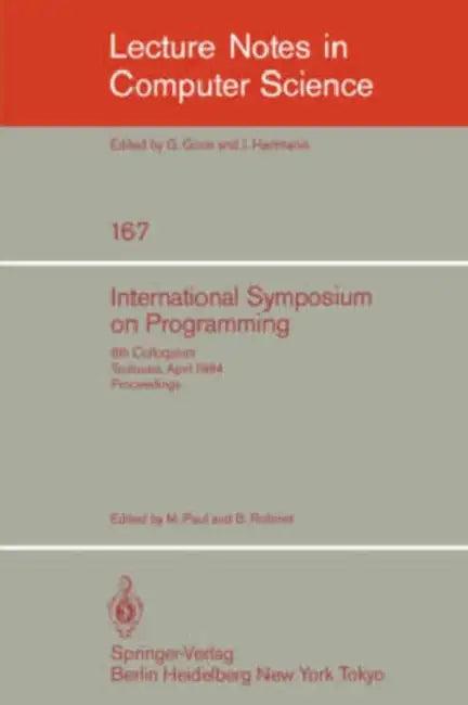 International Symposium on Programming (English, M. Paul | B. Robinet)