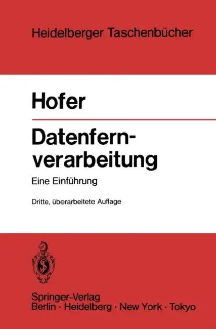 Datenfernverarbeitung (English, H. Hofer | L. Moos)