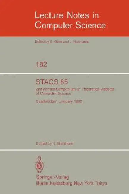 Stacs 85 (English, K. Mehlhorn)