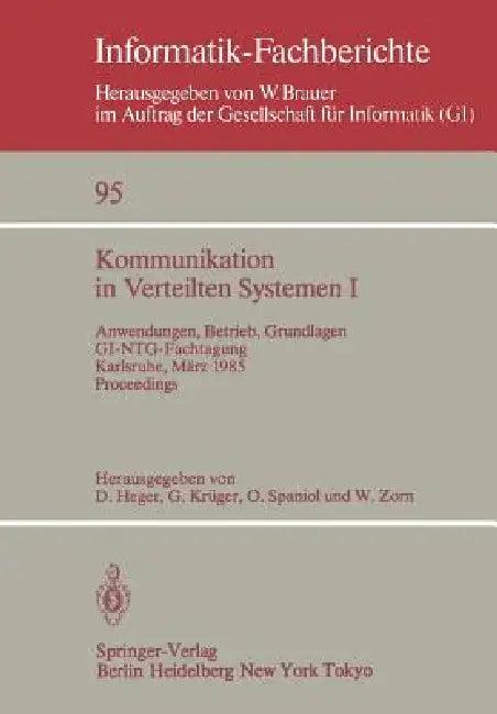Kommunikation in Verteilten Systemen I (English, Dirk Heger | Gerhard Krüger | Otto Spaniol)