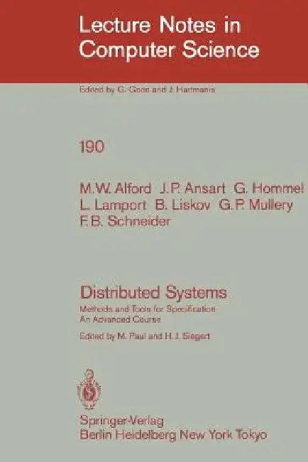 Distributed Systems (English, M. W. Alford | Manfred Paul | J. P. Ansart)