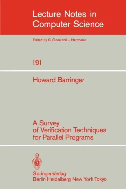 A Survey of Verification Techniques for Parallel Programs (English, Howard Barringer)