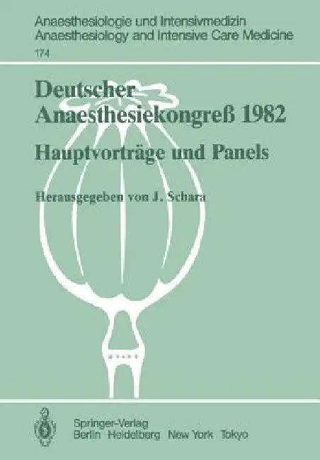 Deutscher Anaesthesiekongreß 1982 (English, Joachim Schara)