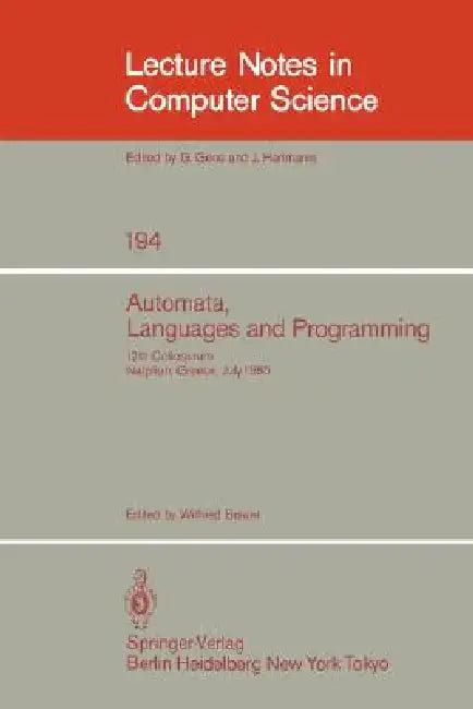 Automata, Languages and Programming (English, Wilfried Brauer)