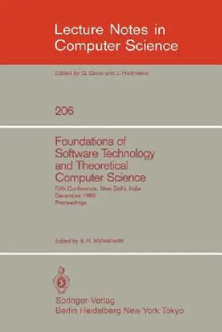 Foundations of Software Technology and Theoretical Computer Science (English, S. N. Maheshwari)