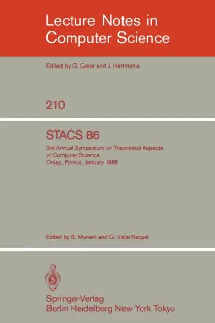 Stacs 86 (English, B. Monien | G. Vidal-Naquet)