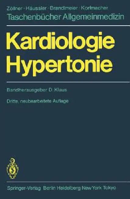 Kardiologie Hypertonie (English, Dieter Klaus | D. H. Antoni | W. Hahn)