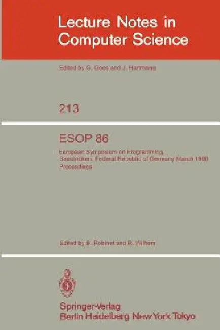 ESOP 86 (English, Bernard Robinet)